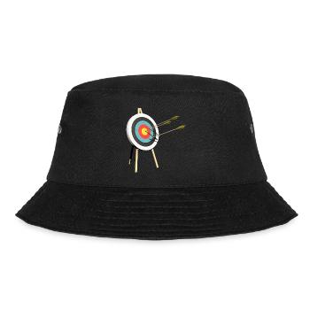 archery arrow bow crossbow target sports24 - Bucket Hat - black - Front - Lela (165cm)