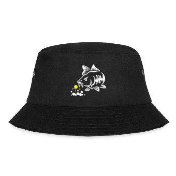 bad carp carp carpenter carp fishing Pop Up - Bucket Hat - black - Front - Lela (165cm)