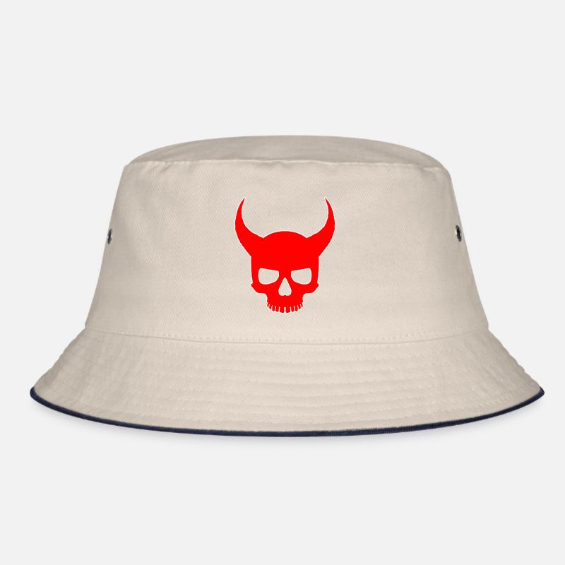 Devil Skull Bucket Hat