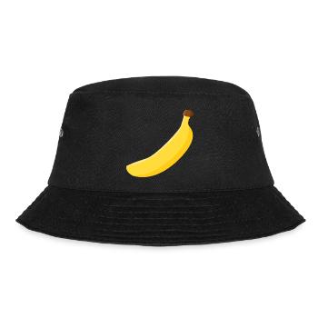 Banane - Bucket Hat - Schwarz - Vorne - Lela (165cm)