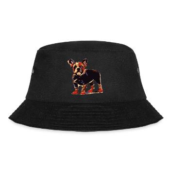 Bulldogge - Bucket Hat - Schwarz - Vorne - Lela (165cm)