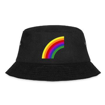 Rainbow - Bucket Hat - Schwarz - Vorne - Lela (165cm)