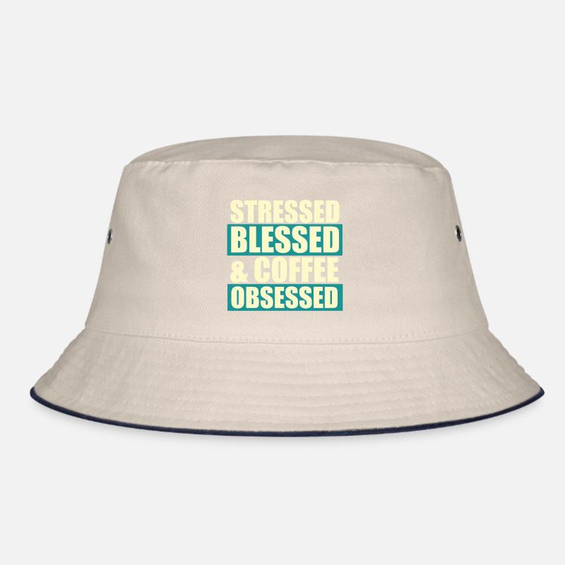 Stressed blessed Bucket Hat