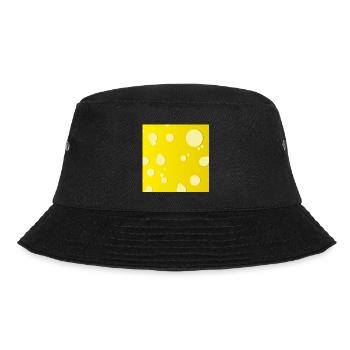 Cheese square - Bucket Hat - black - Front - Lela (165cm)