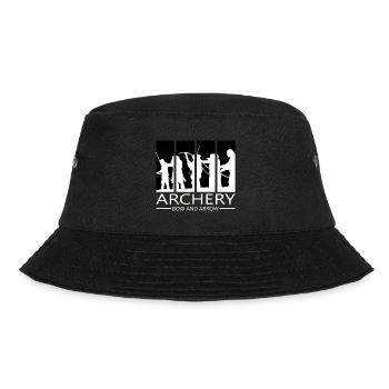 Archery bow sport bow crossbow gift - Bucket Hat - black - Front - Lela (165cm)