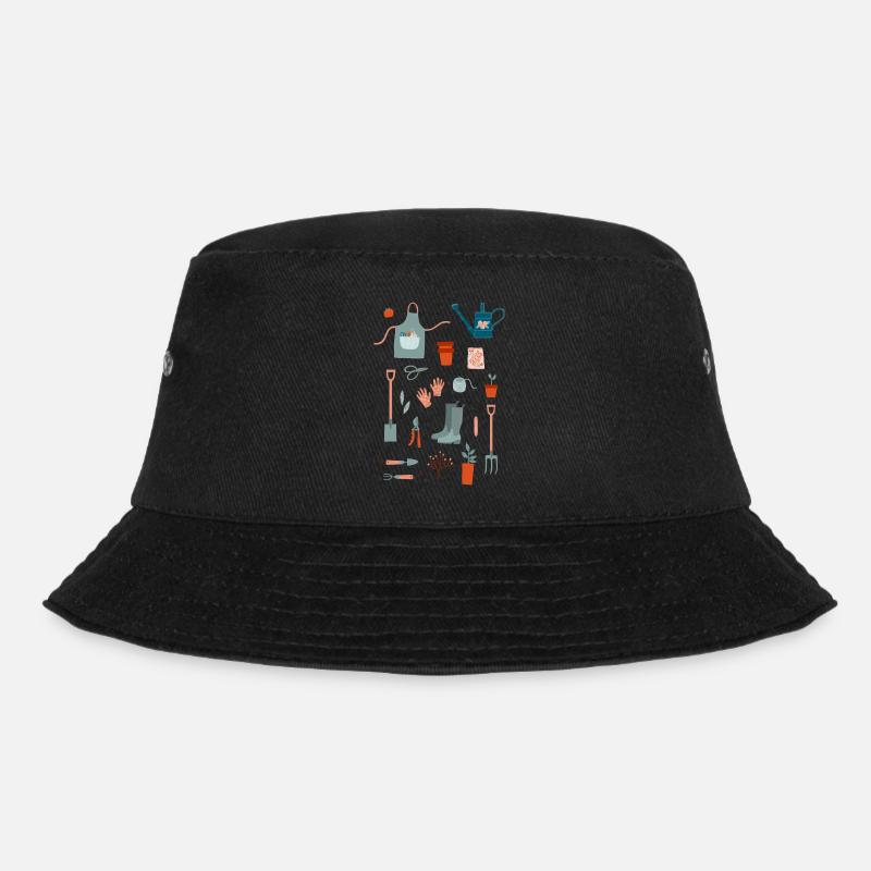 Gardening - Bucket Hat - black