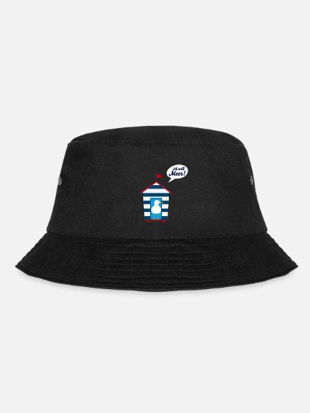 ich will Meer - Bucket Hat - Schwarz