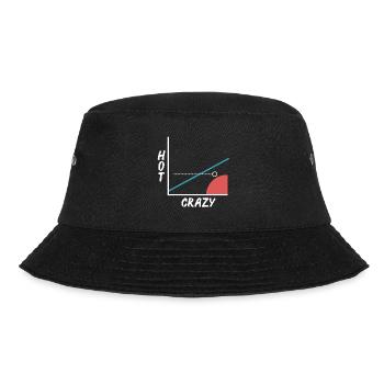 Crazy Hot Skala - Grafik - Graph - Barny - Bucket Hat - Schwarz - Vorne - Lela (165cm)