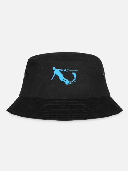 Wakeboarder T-Shirt & Geschenkidee Wakeboard - Bucket Hat - Schwarz