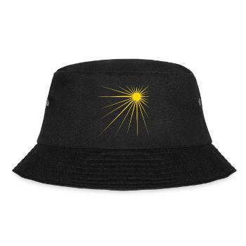 Sonne - Bucket Hat - Schwarz - Vorne - Lela (165cm)