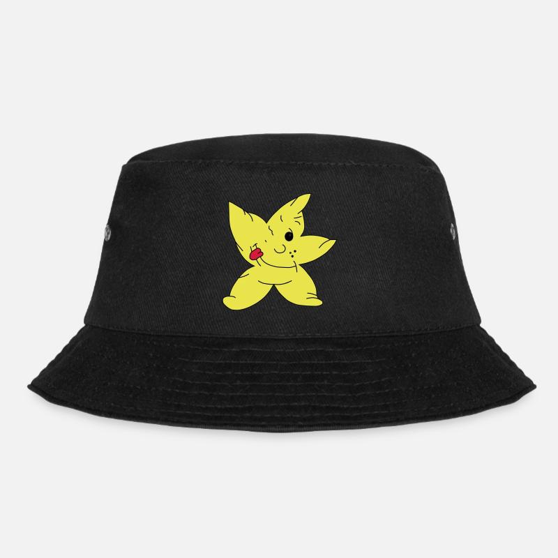 Stern - Bucket Hat - Schwarz