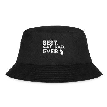 Cats Cat Cat Father Cat owner gift - Bucket Hat - black - Front - Lela (165cm)