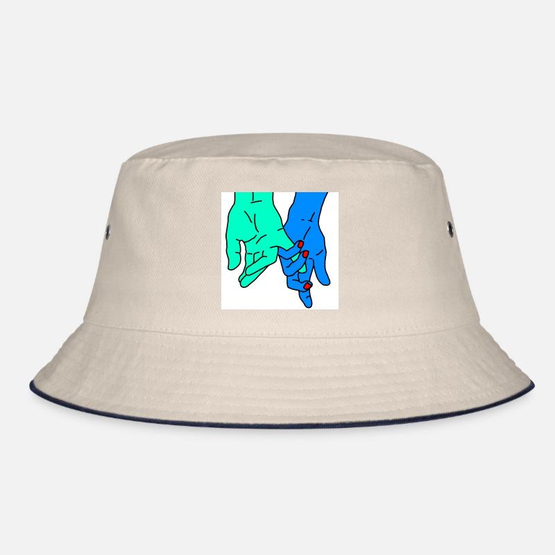 hands green Bucket Hat