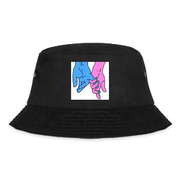 hands rosa - Bucket Hat - Schwarz - Vorne - Lela (165cm)