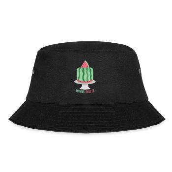 Melone - Bucket Hat - Schwarz - Vorne - Lela (165cm)