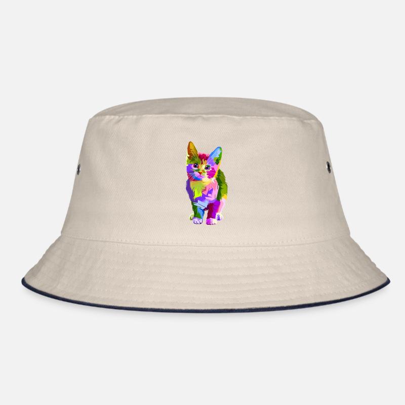 Bunte Katze Bucket Hat