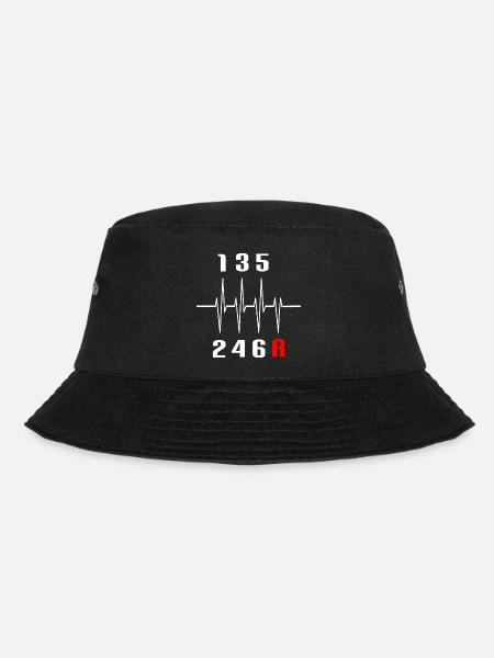 Auto Gänge Manuell Car Guy Geschenk Geschenkidee - Bucket Hat - Schwarz