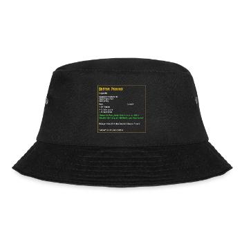 Legendärer Bester Freund Kumpel Legendär Held PC - Bucket Hat - Schwarz - Vorne - Lela (165cm)