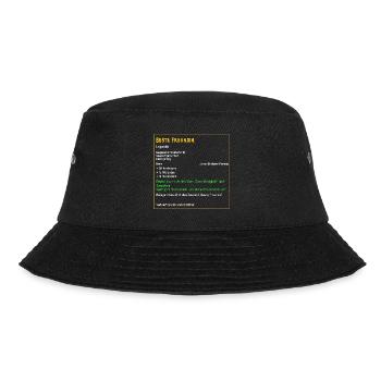 Legendäre Beste Freundin Legendär Held PC Zocken - Bucket Hat - Schwarz - Vorne - Lela (165cm)