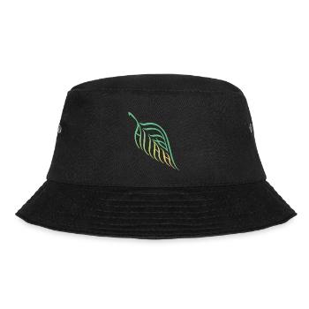 Allah Blatt Natur Harmonie - Bucket Hat - Schwarz - Vorne - Lela (165cm)