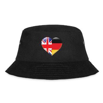 Coeur drapeau Angleterre Allemagne allemand cadeau - Bob - noir - Devant - Lela (165cm)