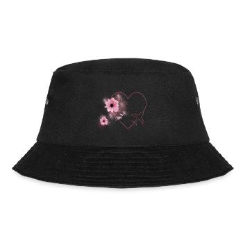 Reisen aus Herzenslust - Bucket Hat - Schwarz - Vorne - Lela (165cm)