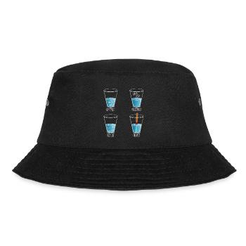 Ein Wasserglas und meine Oboe - Bucket Hat - Schwarz - Vorne - Lela (165cm)