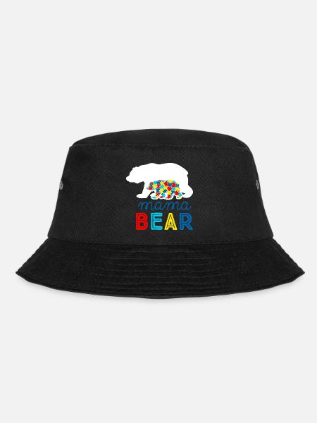 Autismus Autist ADHS Mutter Mama Asperger Geschenk - Bucket Hat - Schwarz