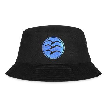 Segelflieger Segelflugzeug Symbol Geschenk gleiten - Bucket Hat - Schwarz - Vorne - Lela (165cm)