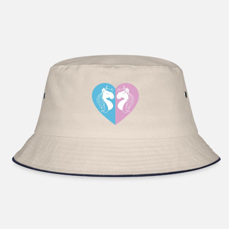 Zweiseitiges Einhornherz Bucket Hat
