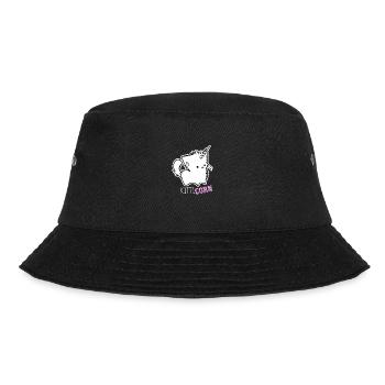 Cat kitten hangover gift idea animal - Bucket Hat - black - Front - Lela (165cm)