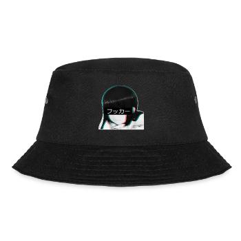Manga Anime Japan Japanese Hipster Trendy - Bucket Hat - black - Front - Lela (165cm)