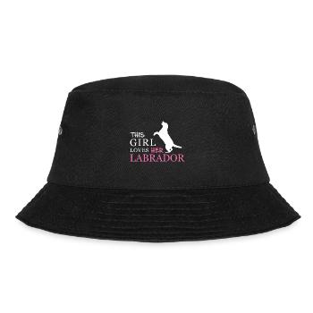 Labrador - Bucket Hat - Schwarz - Vorne - Lela (165cm)
