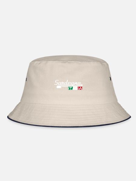 SARDEGNA ITALIA (w) - Bucket Hat - ecru/navy - Front