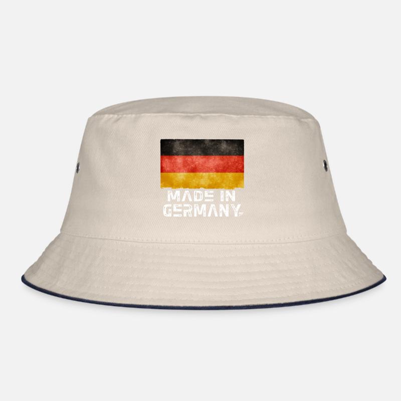 Made in Germany Flagge – Distressed Style Bucket Hat