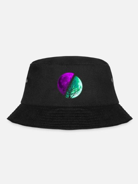 Moon - Bucket Hat - black
