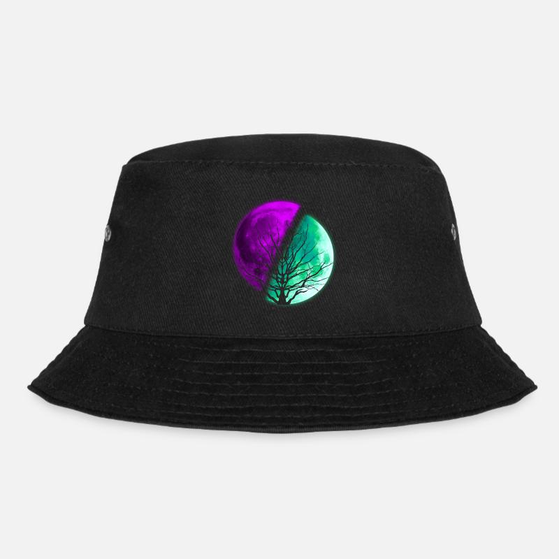Moon - Bucket Hat - black