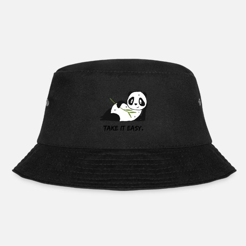 Take it easy. - Bucket Hat - Schwarz