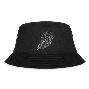 Sak Yant Thai Tattoo Tiger AnimalIsh Cool - Bucket Hat - black - Front - Lela (165cm)