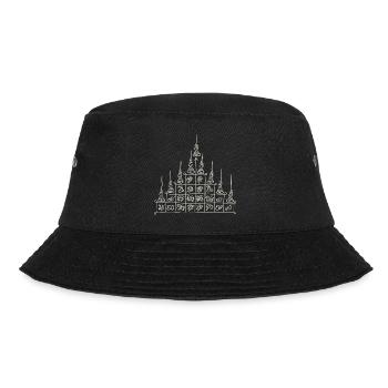 Sak Yant Thai Tattoo Nine Lace Yant Kru - Bucket Hat - black - Front - Lela (165cm)