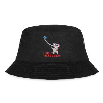 Solo? Allein? Reisender Ein schönes reisendes - Bucket Hat - Schwarz - Vorne - Lela (165cm)
