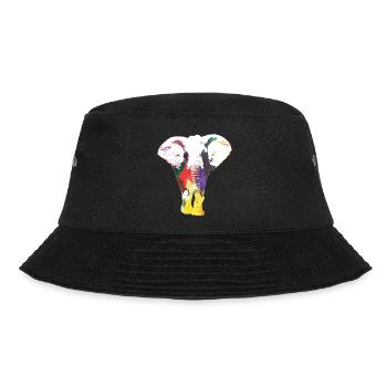 Elephant Rainbow Wildlife Cool Cadeau - Bob - noir - Devant - Lela (165cm)
