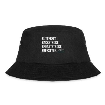 Schwimmen Schwimmer - Bucket Hat - Schwarz - Vorne - Lela (165cm)