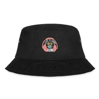 Run - Bucket Hat - black - Front - Lela (165cm)