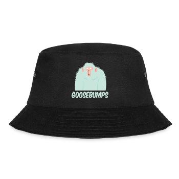 Goose bumps, monkey, gorilla - Bucket Hat - black - Front - Lela (165cm)