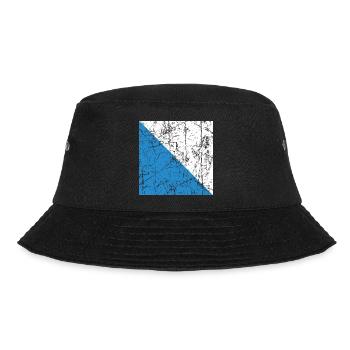 Zurich flag Zuerich Fahne Schweiz Switzerland - Bucket Hat - black - Front - Lela (165cm)