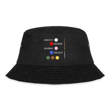 Snooker Design Billiards - Bucket Hat - black - Front - Lela (165cm)