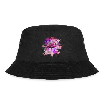 Pink Flamingo - Bucket Hat - Schwarz - Vorne - Lela (165cm)