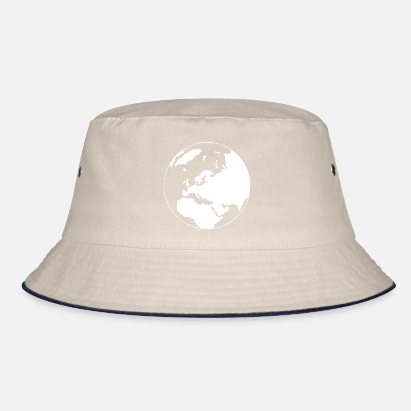 A world map Bucket Hat