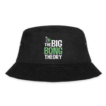 Big Bong Theory Gras High Weed Marihuana - Bucket Hat - Schwarz - Vorne - Lela (165cm)
